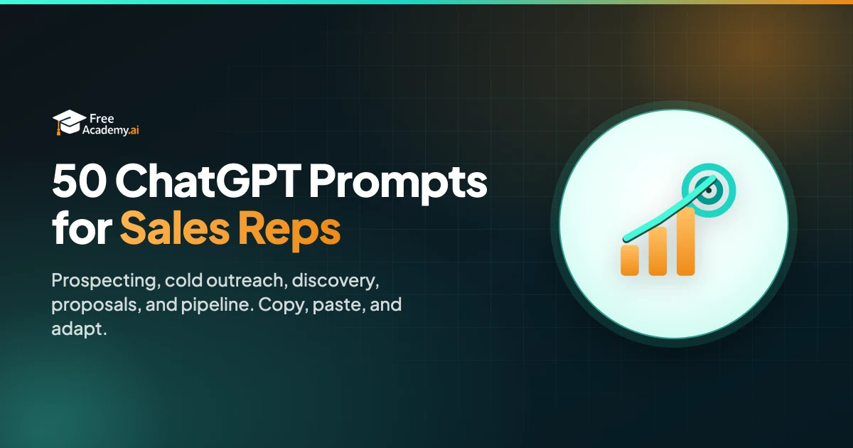 50 ChatGPT Prompts for Sales Reps (2026): Prospecting, Outreach & Closing