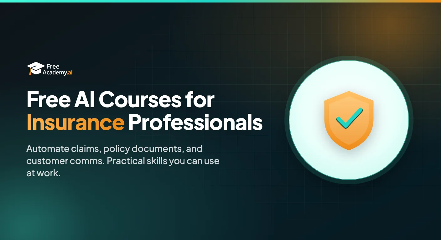 Best Free AI Courses for Insurance Professionals (2026)