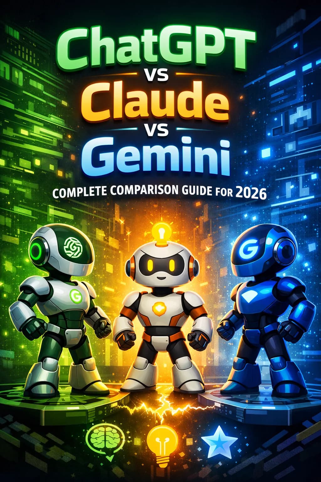 ChatGPT vs Claude vs Gemini 2026: Coding Benchmarks, Essay Writing & Complete Comparison