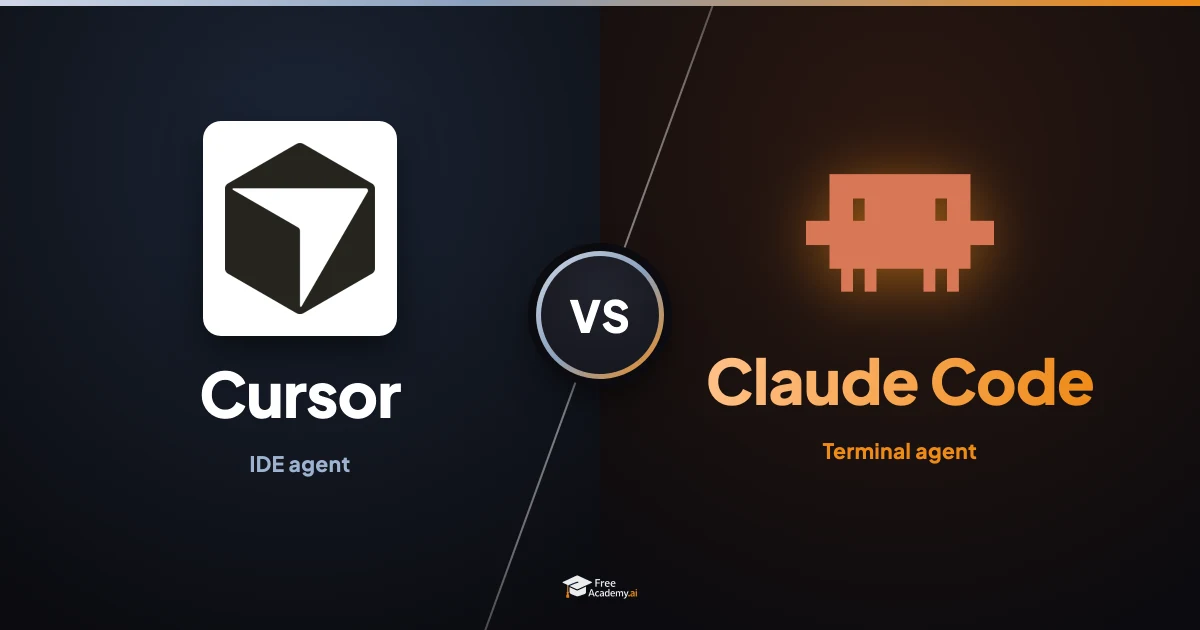 Cursor vs Claude Code in 2026: IDE Agent vs Terminal Agent for Coding