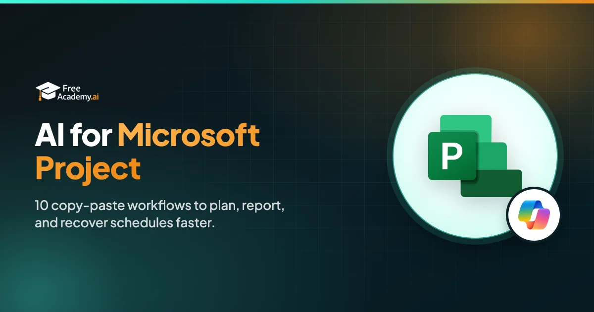 AI for Microsoft Project: 10 Workflows for Faster Schedules