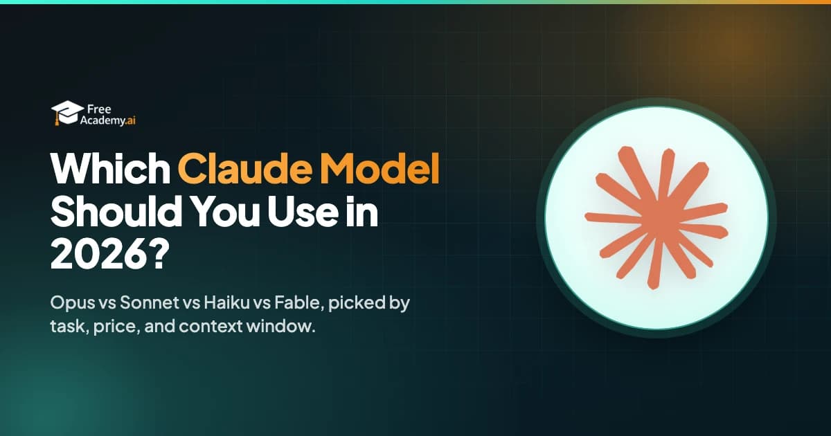 Which Claude Model Should You Use in 2026? Opus vs Sonnet vs Haiku vs Fable