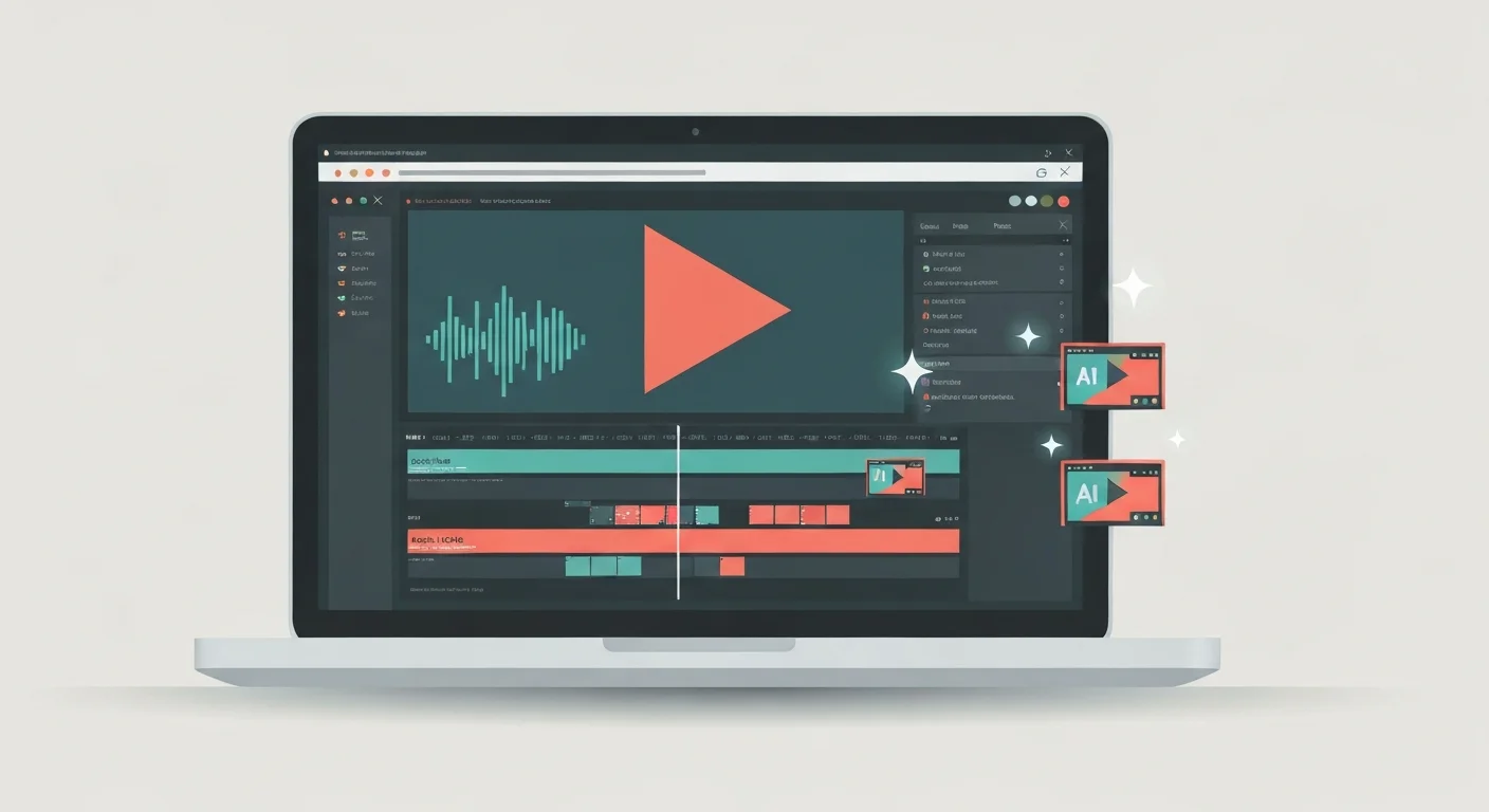 AI Video Editing (micro): auto-captions, silence/clip removal, and B-roll with CapCut + AI, edit-focused only