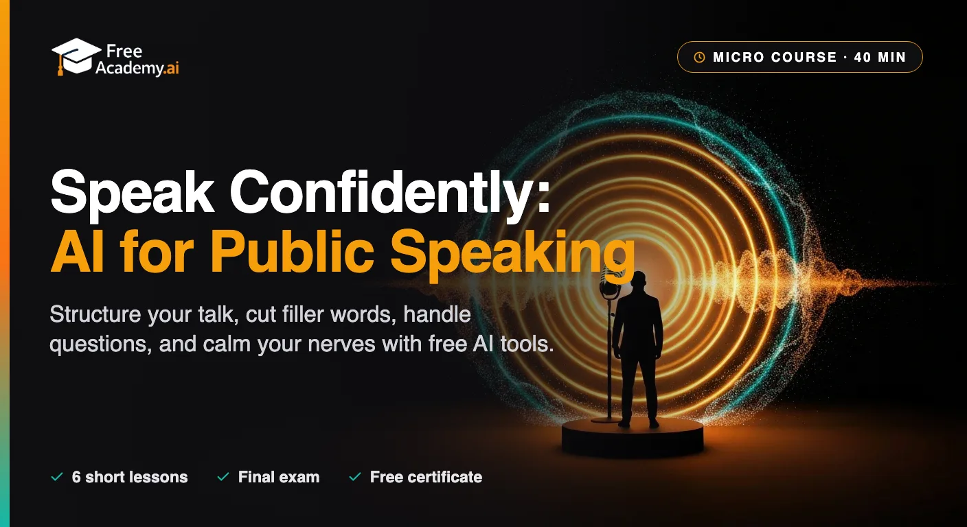 Speak Confidently: AI for Public Speaking