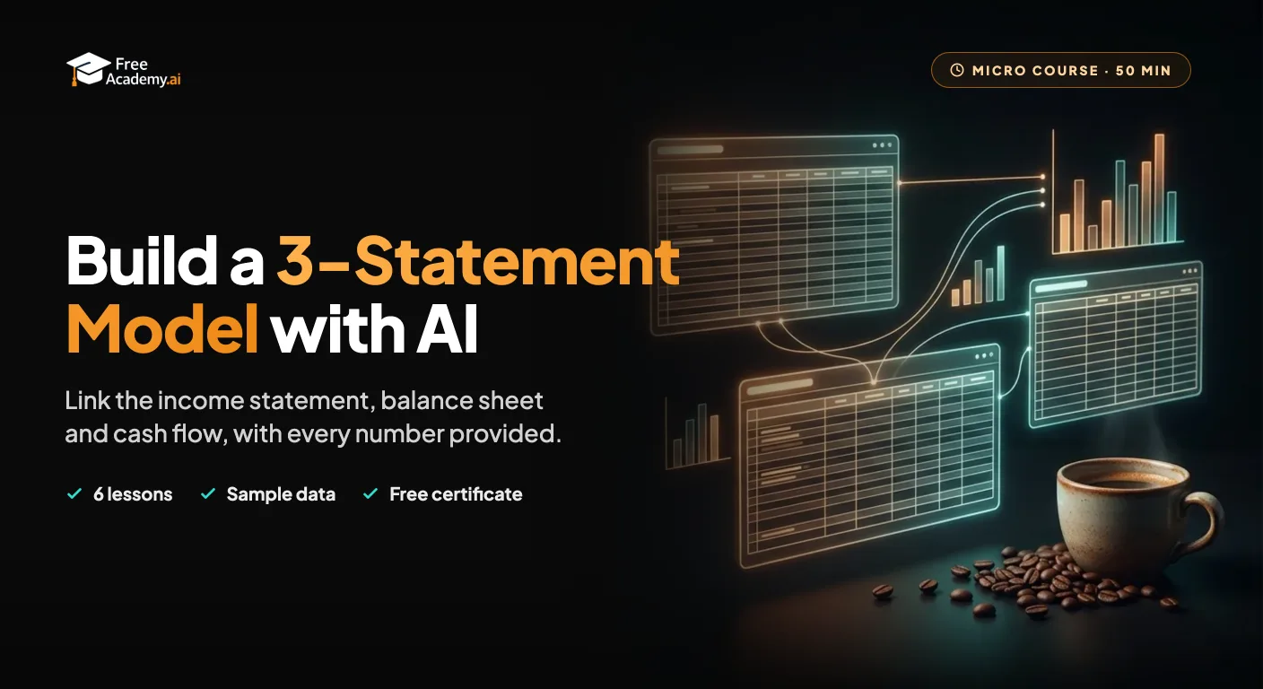 Build a 3-Statement Financial Model with AI