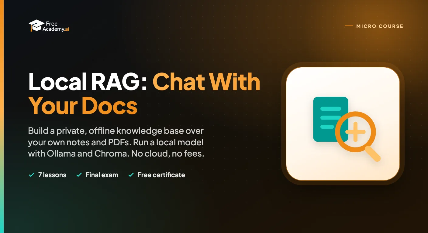 Local RAG for Beginners: Build a Private Knowledge Base