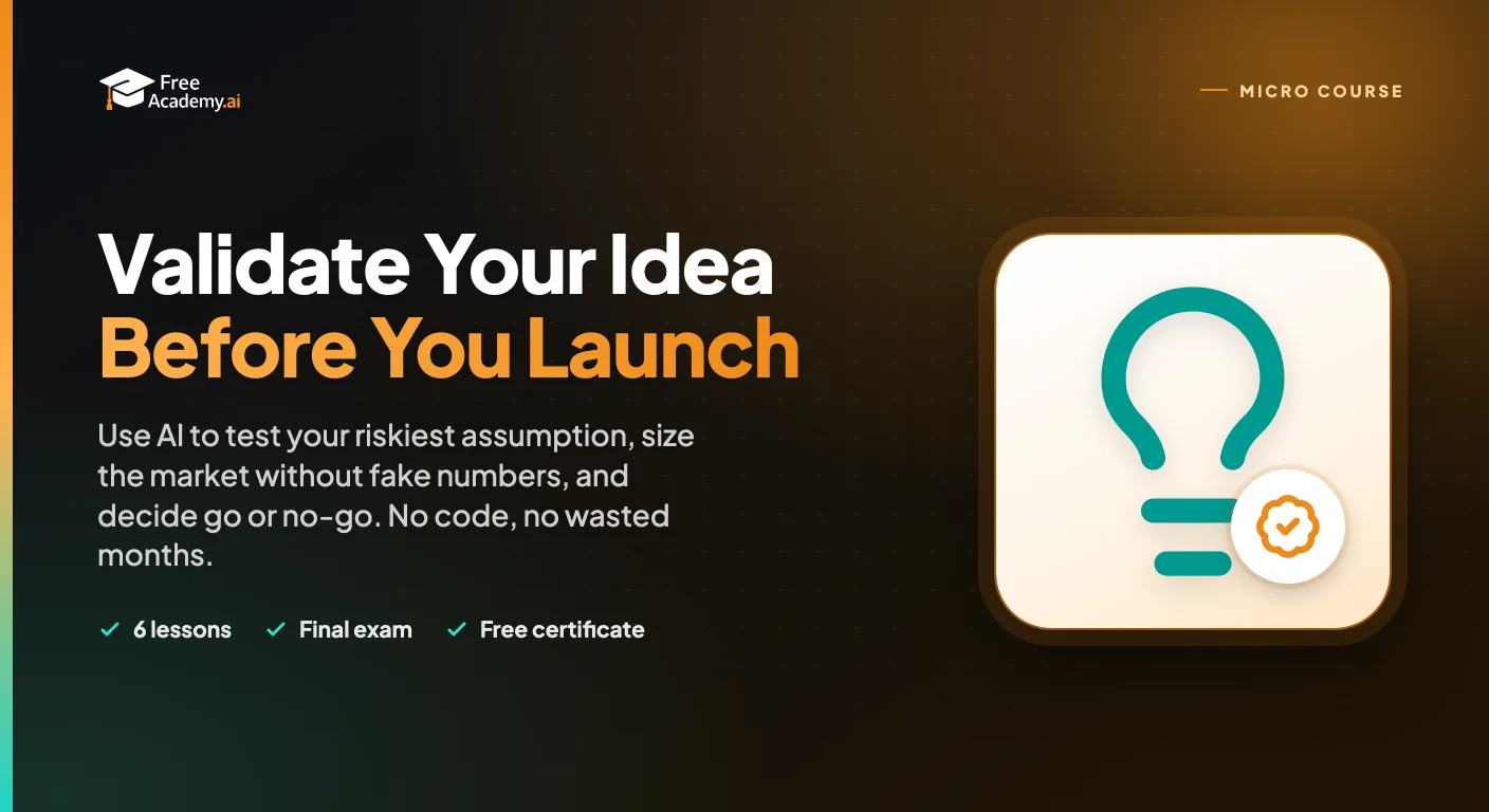 Validate a Business Idea with AI Before You Launch