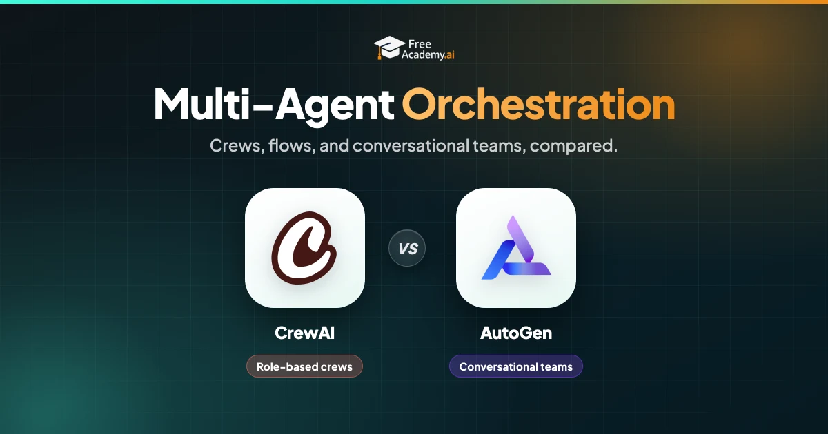 CrewAI vs AutoGen for Multi-Agent Orchestration in 2026
